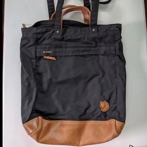Fjallraven tote pack